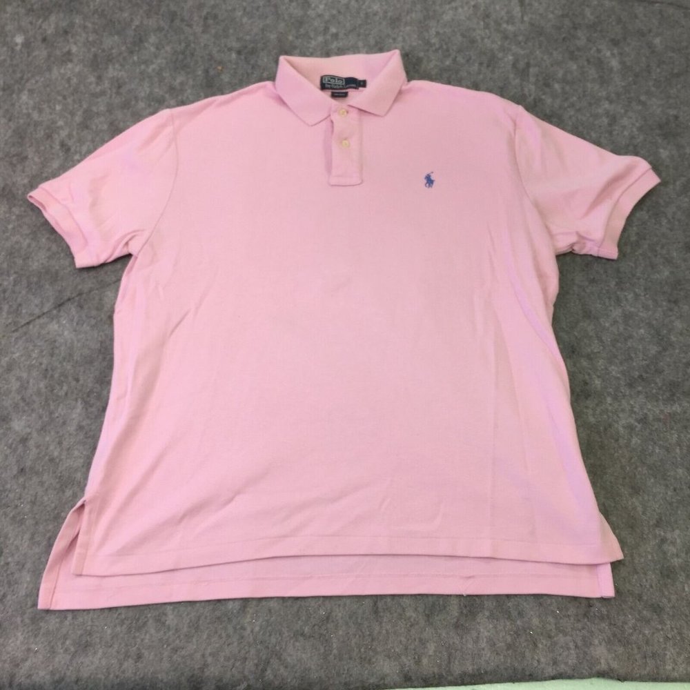 Polo Ralph Lauren Golf Polo Classic Fit Pink Short Sleeve Mens Size Large